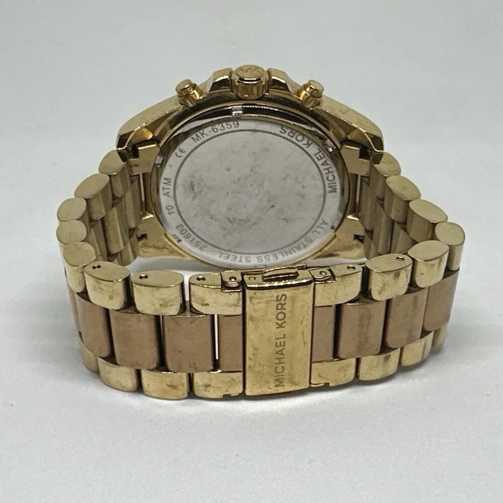 Michael Kors Bradshaw MK6359 Womens Two-Tone Stainless Steel Analog Watch HME621